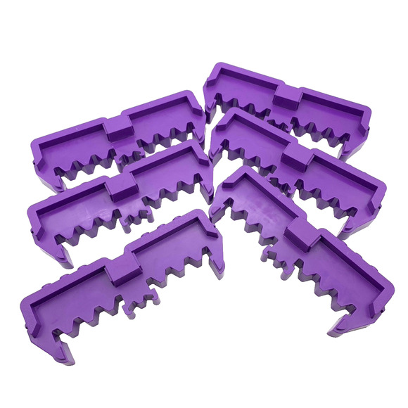 Mall Madness 2004 Board Game Purple Replacement Walls Lot of Six - Picture 1 of 1